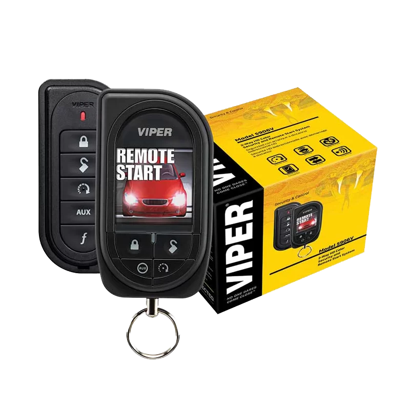 Viper 5906V Color OLED 2-Way Security System + Remote Start Supply & Fit