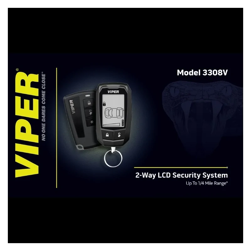 Two Way Viper Alarm 3308v Fitted