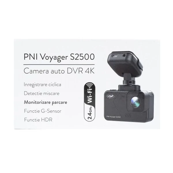 Dashcam Voyager S2500 wi-fi, 4K UHD