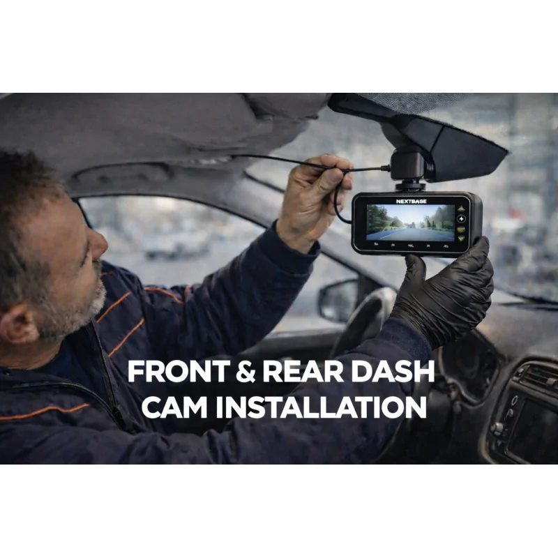 Front and Rear Dash Cam Installation