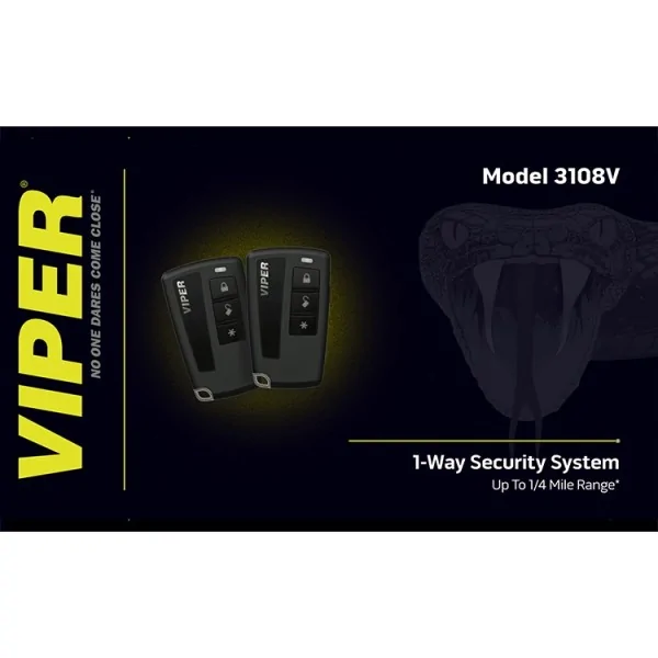 Viper Alarm System 3108v Fitted