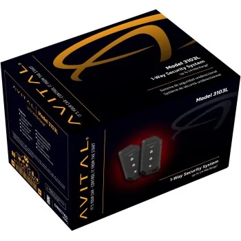 One Way Car Security Avital 3103L 2