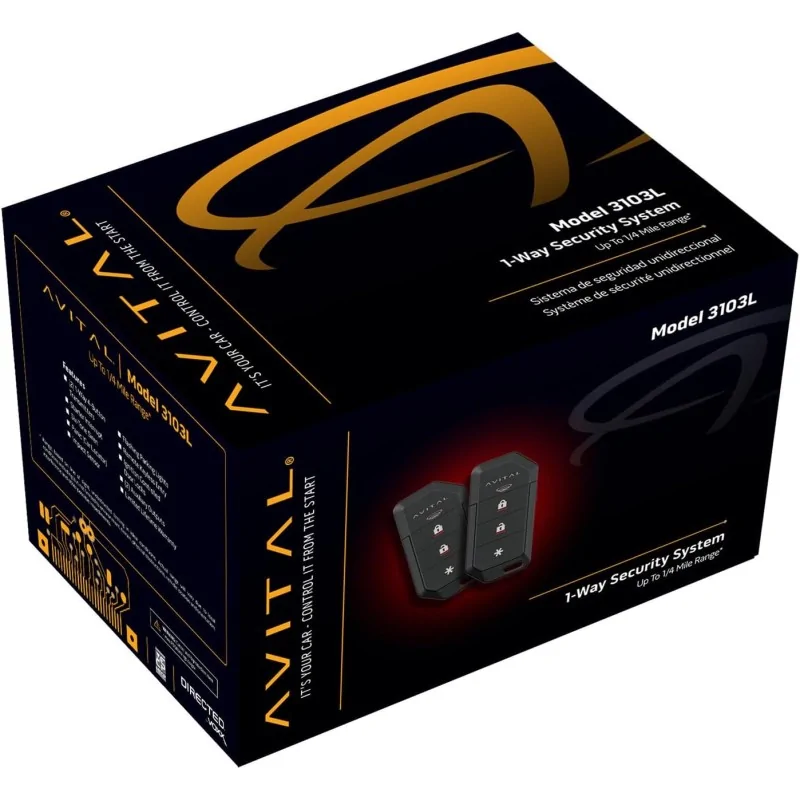 One Way Car Security Avital 3103L
